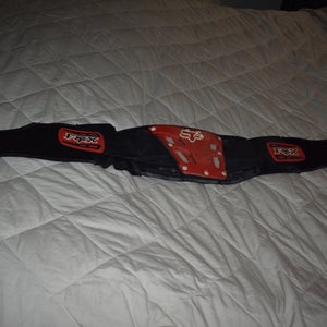 Fox Motocross Rider Adjustable Back Protection, Black/Red