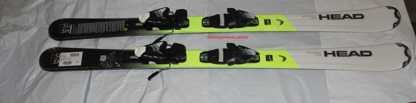 NEW Head Supershape Team Easy Skis with 7.5 junior Bindings SLR 4.5 junior 2022 147cm
