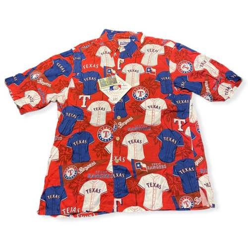 Reyn Spooner Licensed MLB Texas Rangers Hawaiian Shirt