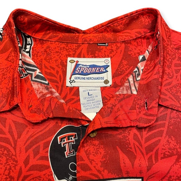 Reyn Spooner NCAA Texas Tech Red Raiders Hawaiian Shirt