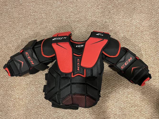 Used Junior L/XL CCM Extreme Flex E1.5 Goalie Chest Protector