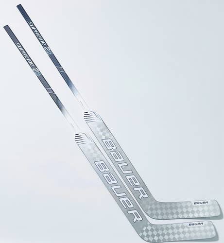 New 2 Pack Custom Maroon Bauer Supreme 2S Pro (2S Lite) Goalie Hockey Stick-Regular-P31-26" Paddle