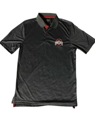 NWT Scarlet and Grey Authentic Varsity Apparel Ohio State Buckeyes Men's Polo