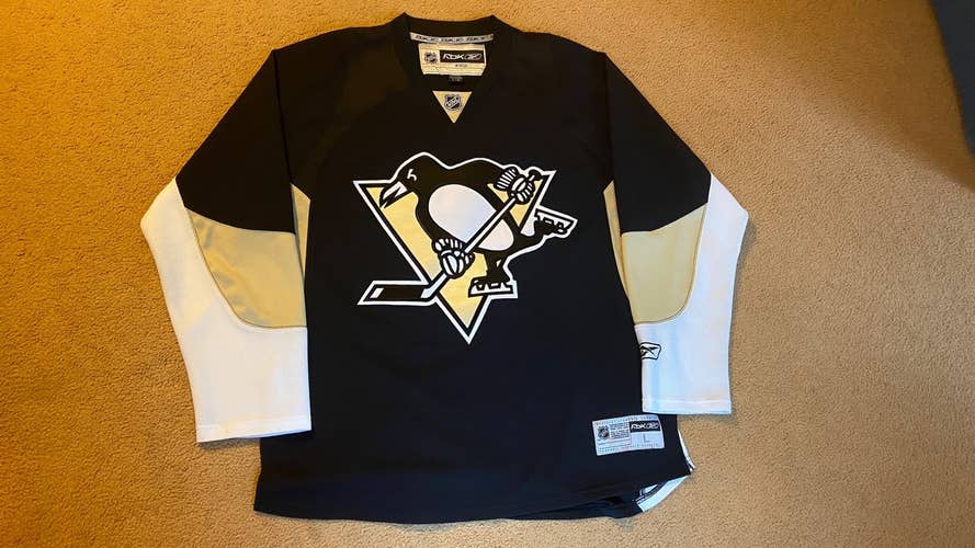 Pittsburgh Penguins Reebok Premier Jersey Size L MSRP $130