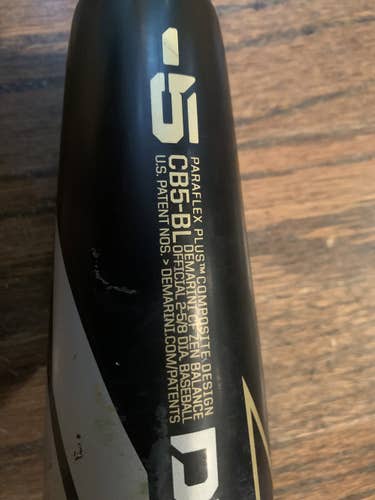 Used 2019 DeMarini CF Zen Black Bat (-5) 26 oz 31"