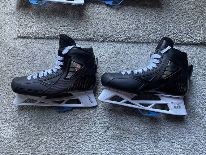True custom goalie skates