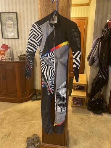 Girl's Size12 Energiapura Limited Edition Optical Ski Race Suit