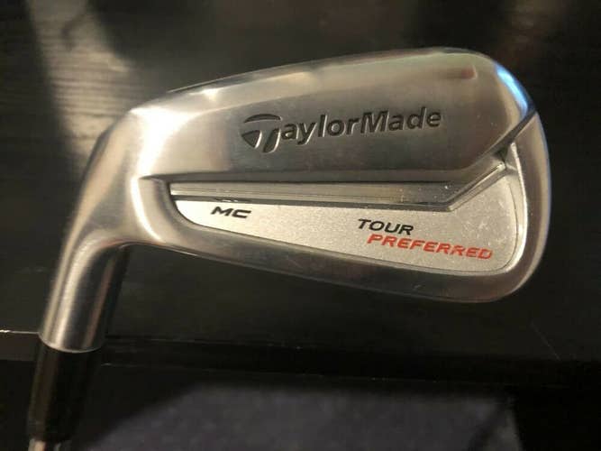 TaylorMade Tour Preferred MC 7 Iron, Lefty, Stiff, Steel, Authentic Demo/Fitting
