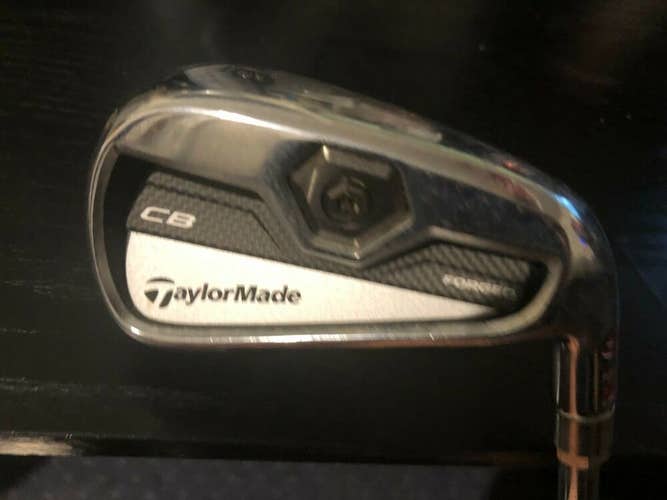 TaylorMade CB Forged 6 Iron, Righty, Stiff, Steel, 2° Up, +1/2" Demo/Fitting