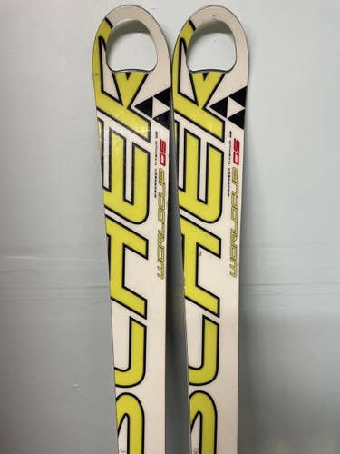 Used  Fischer 170 GS Without Bindings World Cup GS Skis