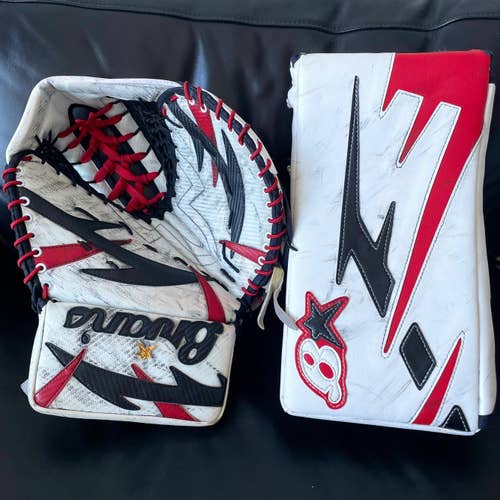 BRIAN’S Subzero Blocker + Pro Glove Set • Floated T-Pocket! • Red Black Weave