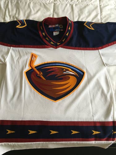 Original  Atlanta Trashers Home CCM Jersey