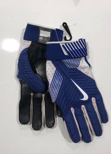 Nike D-TACK 5.0 Padded Lineman Football Gloves PGF441-480 Blue Men's XXL 2XL