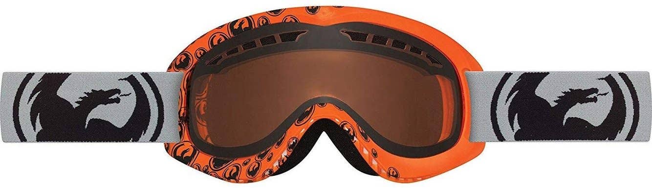 NEW Dragon  DXS Ski Goggles  kids goggles in box NEW Color: Grey/Orange/Amber