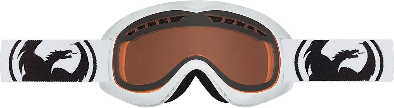 NEW Dragon  DXS Ski Goggles  kids goggles in box NEW Powder Amber/White