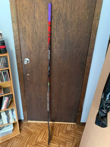 Used Bauer Left Hand Vapor FlyLite Hockey Stick 65 flex extra long pro stock p92