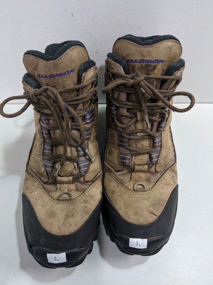 Salomon Hiking Boots Size 9 Brown Used 
