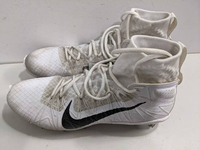 Nike Cleats Size 12 White Used