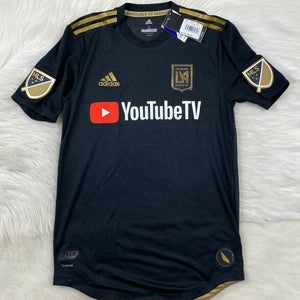 Los Angeles Football Club MLS Short Sleeve Shirt Black Adidas Men's S