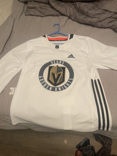 Adidas NHL Size 54 Las Vegas Golden Knights Authentic Hockey practice Jersey White
