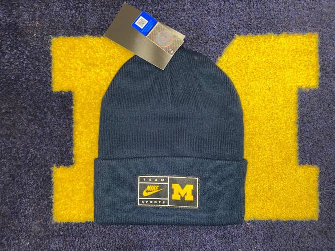 University of Michigan Nike Knit Winter Beanie