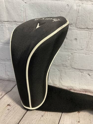 Callaway Golf Fairway Wood Headcover Black White With Sock Sleeve #379