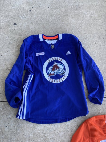 New Adidas Colorado Avalanche Team Issued MIC Authentic Practice Jersey  Size 56 Pro Stock