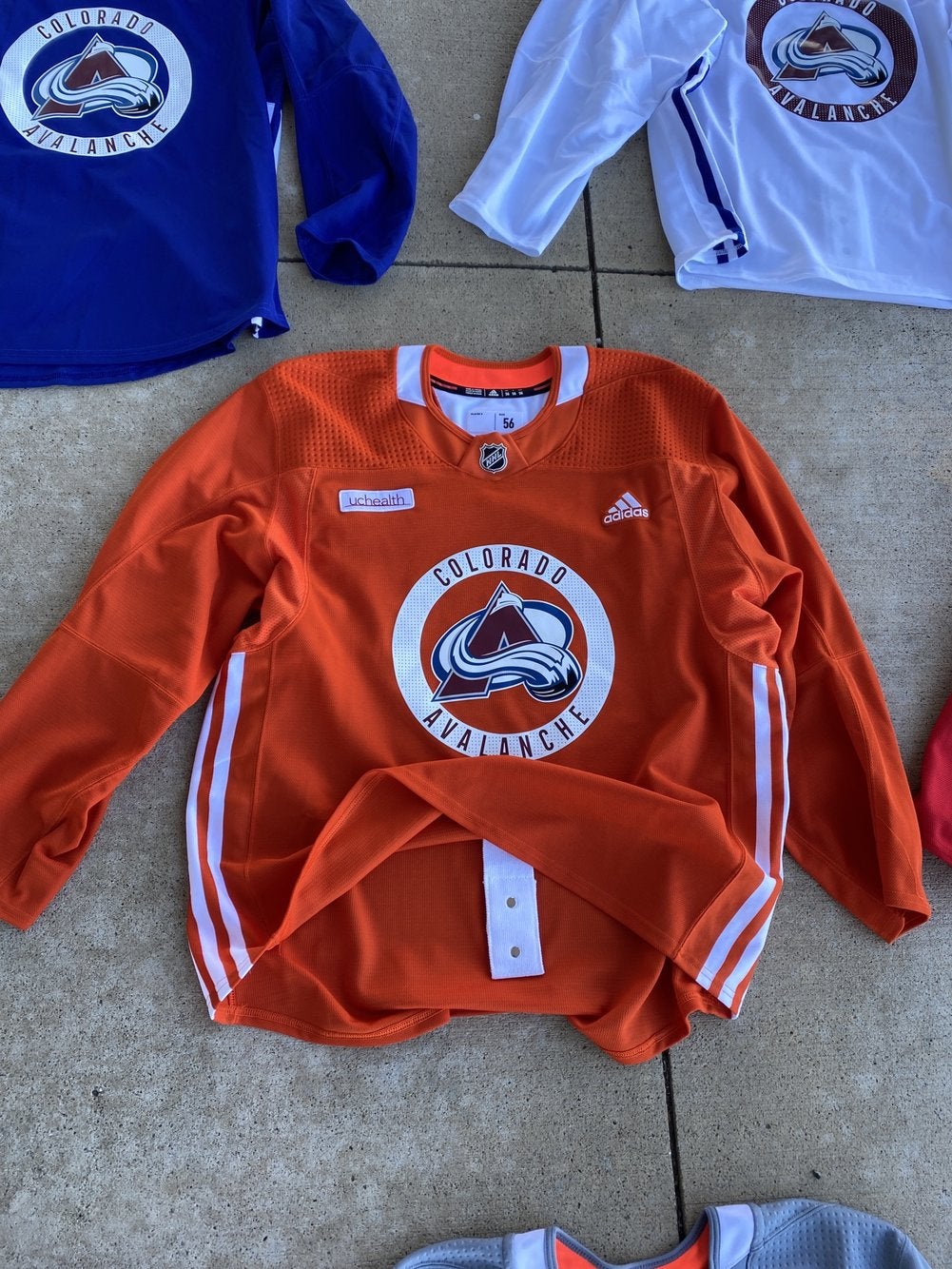 colorado avalanche practice jersey