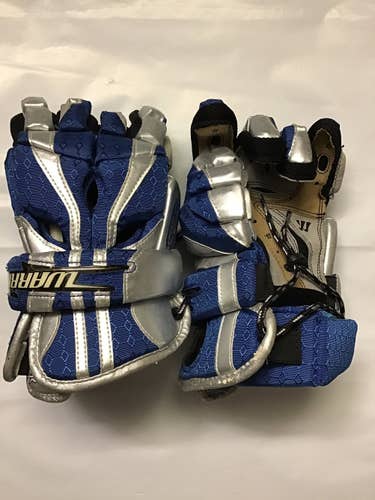 Royal Blue New Warrior 12" Shocker Lacrosse Gloves