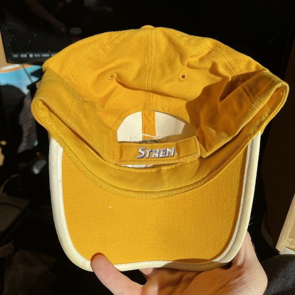 Stren Yellow Adjustable Strapback Hat 
