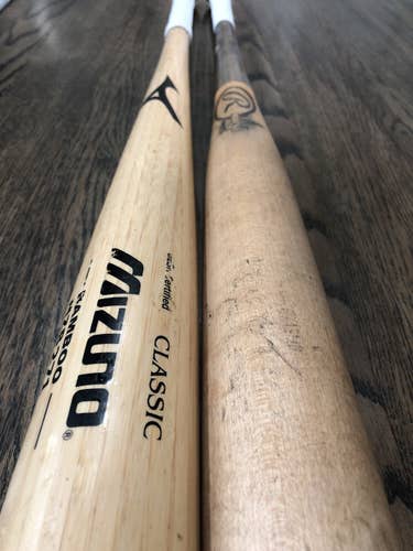 2 wood bat bundle With Rawlings 232 Maple And Bamboo(end Loaded) Composite 271 (balanced)