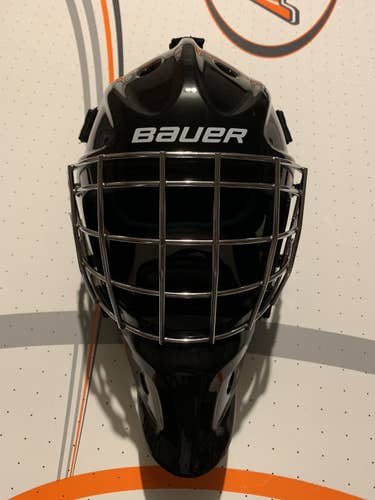 Black Used Bauer NME 4 Goalie Mask