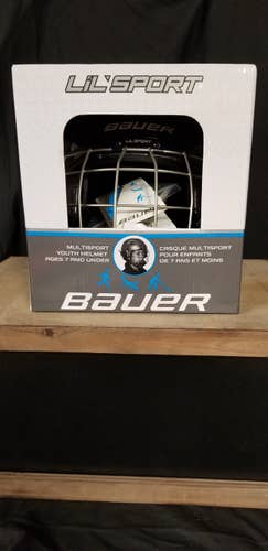 Black New Youth Bauer Lil Sport Helmet