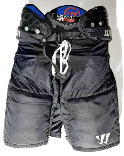Black Used Senior Medium Warrior QR Edge Hockey Pants