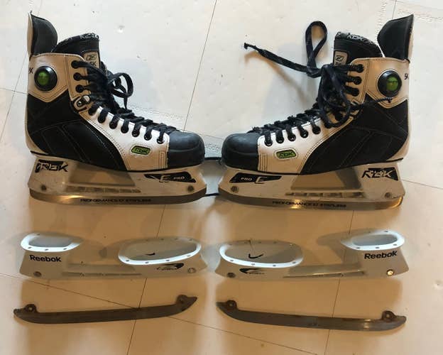 Senior Reebok 5K Wide Width  Size 8.5 EE Hockey Skates