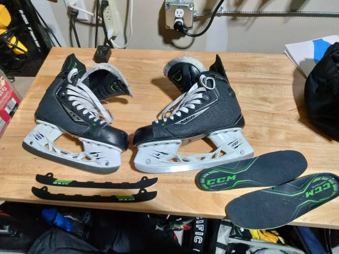 Senior Used CCM RibCor 50K Hockey Skates Regular Width Size 11 with extras