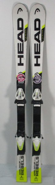 Used Kid's HEAD i.SL RD Team 138cm Race Skis With Head SX9