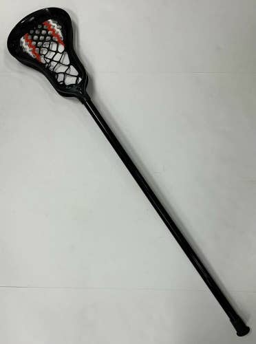 New Warrior Warp Head STX Shaft 41" Complete Lacrosse Stick senior Sr Black Red