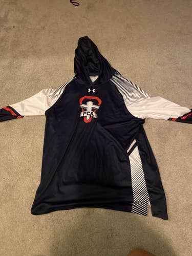 Blue Unisex Large Under Armour Sweatshirt