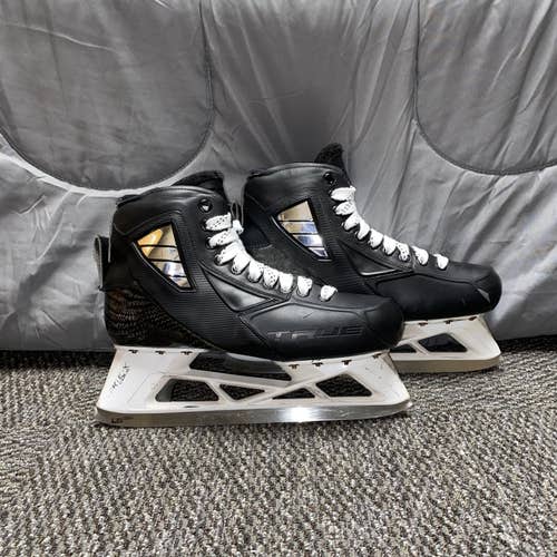 True 2-Piece Pro Stock Size 8 Goalie Skates (D Width