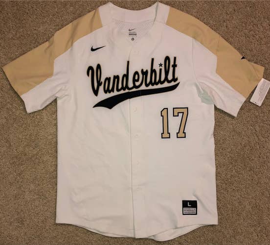 Vanderbilt Nike Baseball Jersey
