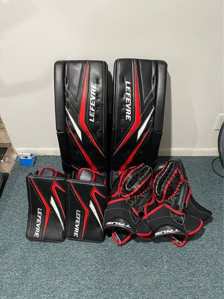 Black Senior 35" Regular Pro Stock L20.1 Goalie Full Set