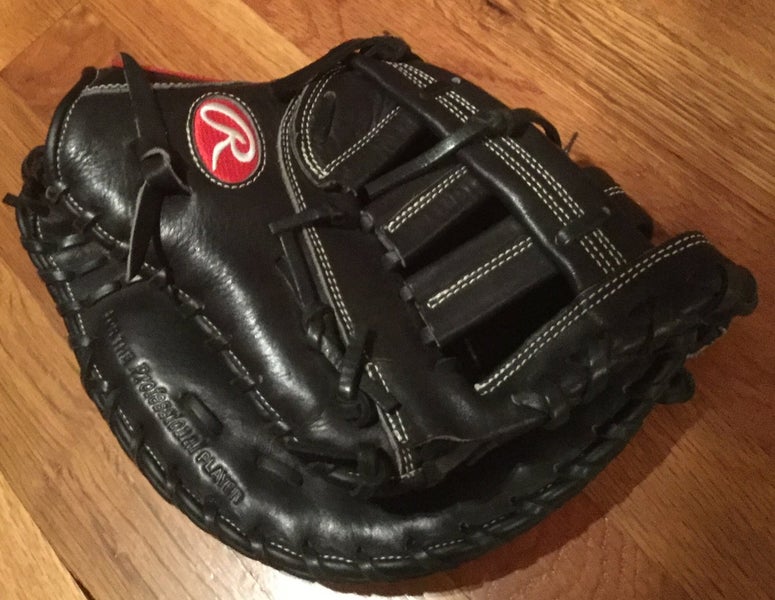 Black Used Rawlings 12 Inch GG Gamer Pro Taper GFMPT Youth Firstbase Baseball Mitt