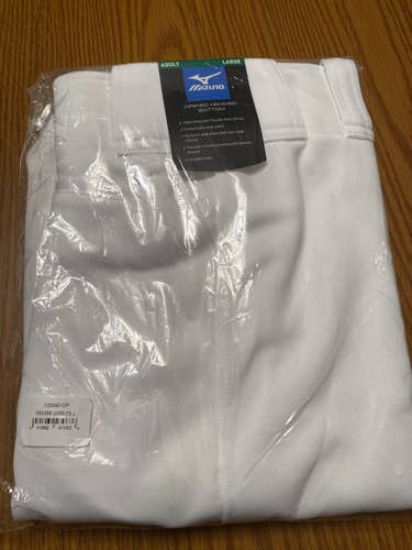 White Adult Men's New Large Mizuno Pants
