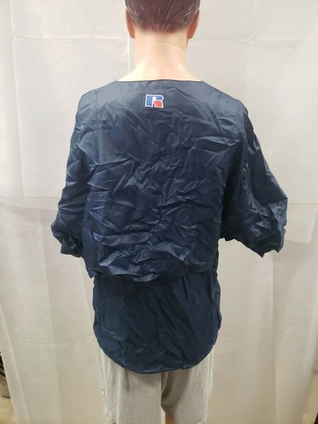 VTG New York Yankees NIKE Blue Pullover Windbreaker Warmup Jacket Men's XXL