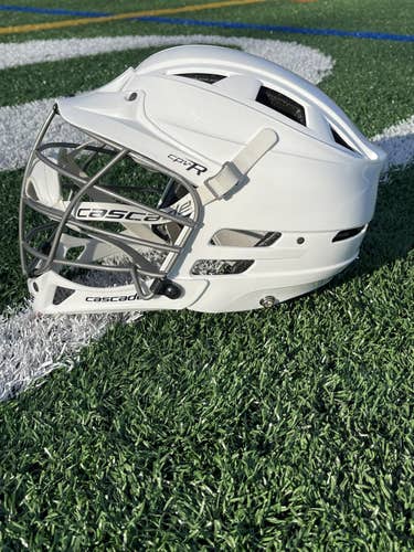 White Adult Player's Cascade CPV-R Helmet