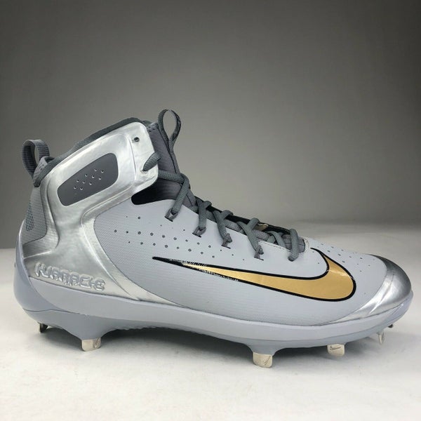 Silver New Adult Men's Men's 13.5 (W 14.5) Metal Nike High Top