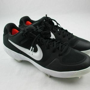 New Nike Mens Alpha Huarache Varsity Low - Black Size 14