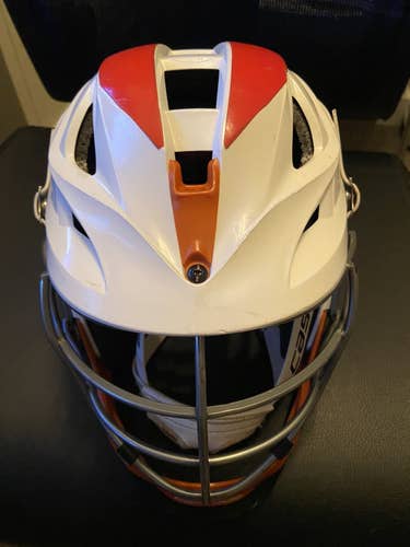 White  Player's Cascade S Helmet - Youth