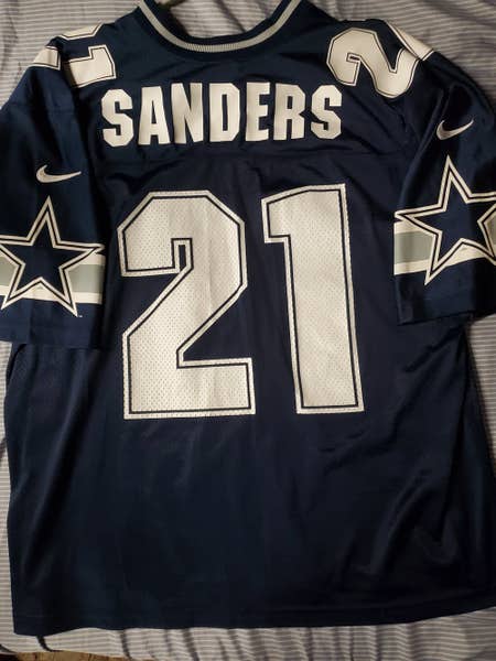 【NY購入/新品タグ付】COWBOYS Sanders 21 ユニフォーム NFL Dallas Cowboys Football Champion Player Issue jersey #21